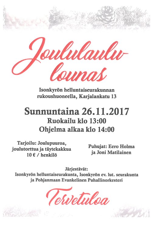 Joululaululounas Joululaululounas