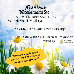 Kesäkuun yhteislauluillat