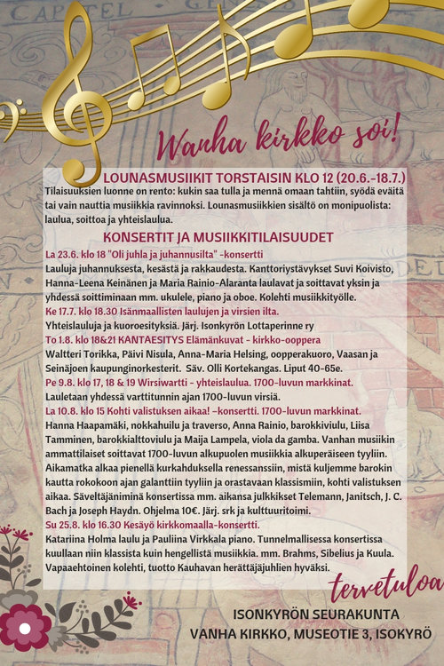 Kohti valistuksen aikaa! -1700-luvun markkinoiden konsertti Kohti valistuksen aikaa! -1700-luvun markkinoiden konsertti