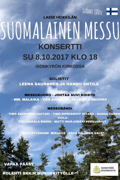 KONSERTTI Suomalainen messu KONSERTTI Suomalainen messu