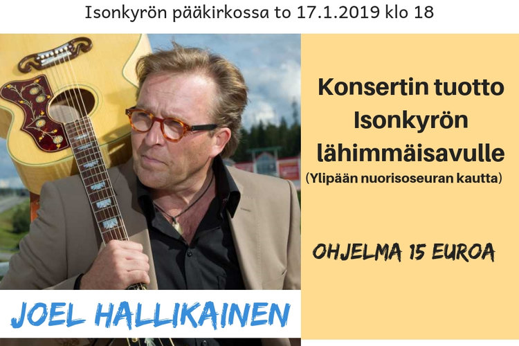 Joel Hallikaisen konsertti Joel Hallikaisen konsertti
