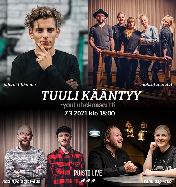 Tuuli kääntyy -gospelkonsertti VAIN VERKOSSA Tuuli kääntyy