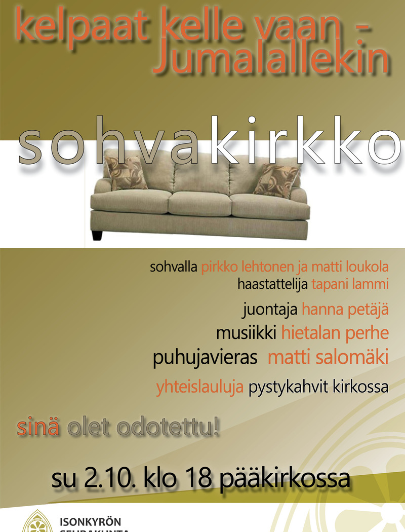 Avaa kuva isommaksi Sohvakirkko_mainos 02102016 A3_L.