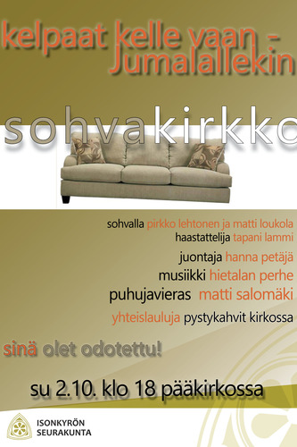 Avaa kuva isommaksi Sohvakirkko_mainos 02102016 A3_S.