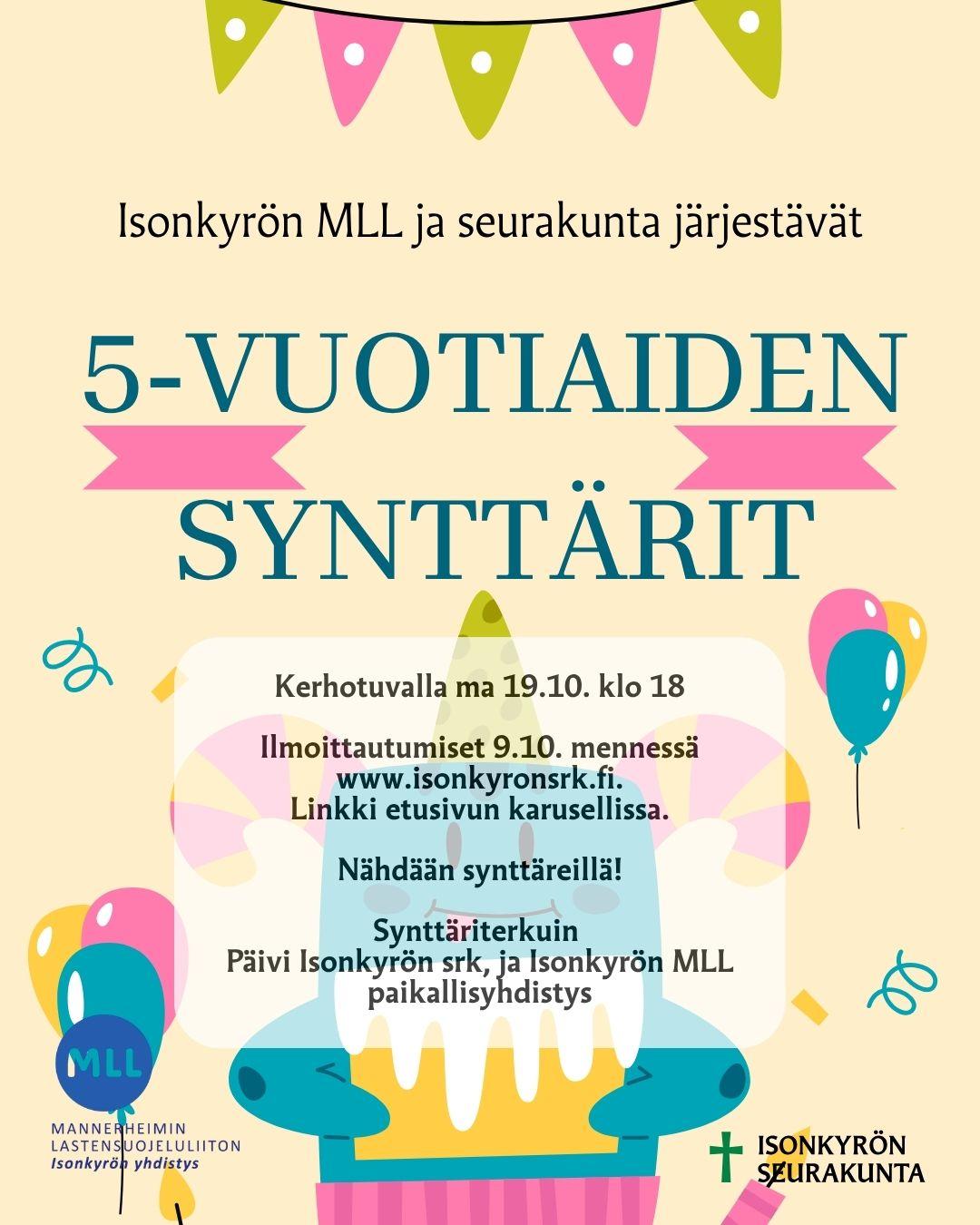 5-vuotiaiden synttärit