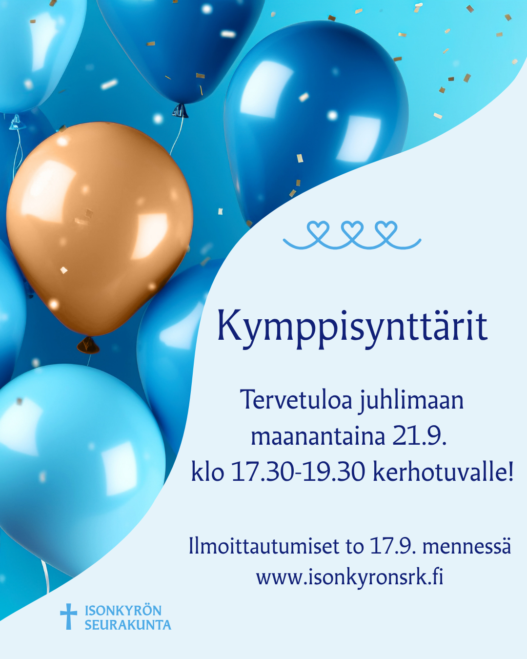 Kymppisynttärit 21.9.